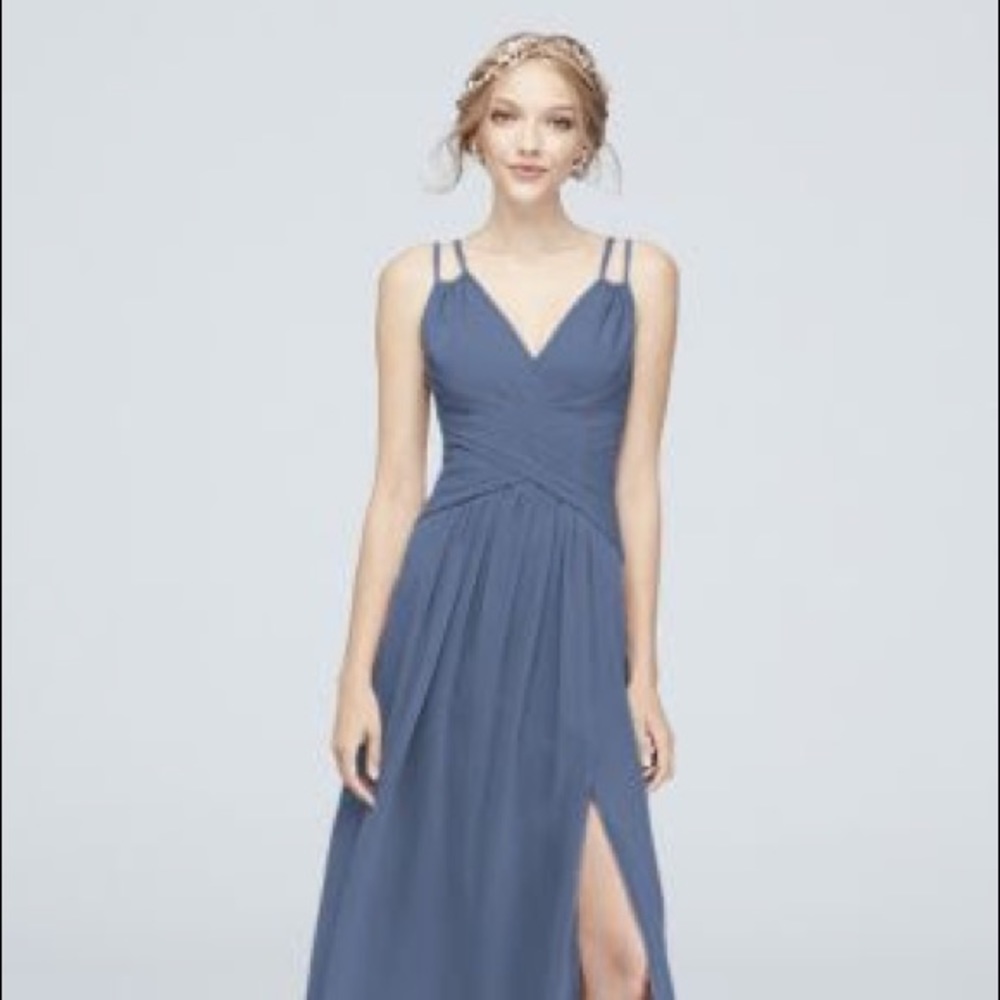 David’s Bridal Plunging V-Neck Bridesmaid Dress